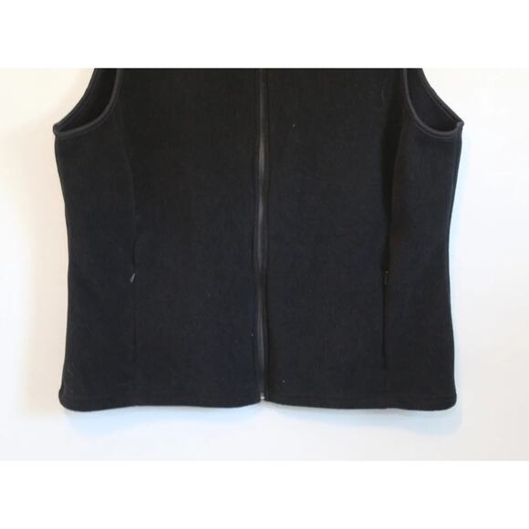 NWT Eddie Bauer Full Zip Polartec Fleece Vest Black Men's Size XXL (XL) H11725 - Picture 5 of 13